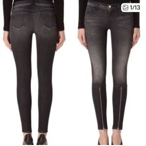 J Brand Women's Skinny Jeans - Dark Gray